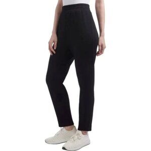Danskin Women's M Luxe Retro Jogger Black Pants Rayon/Polyester/Spandex M0386